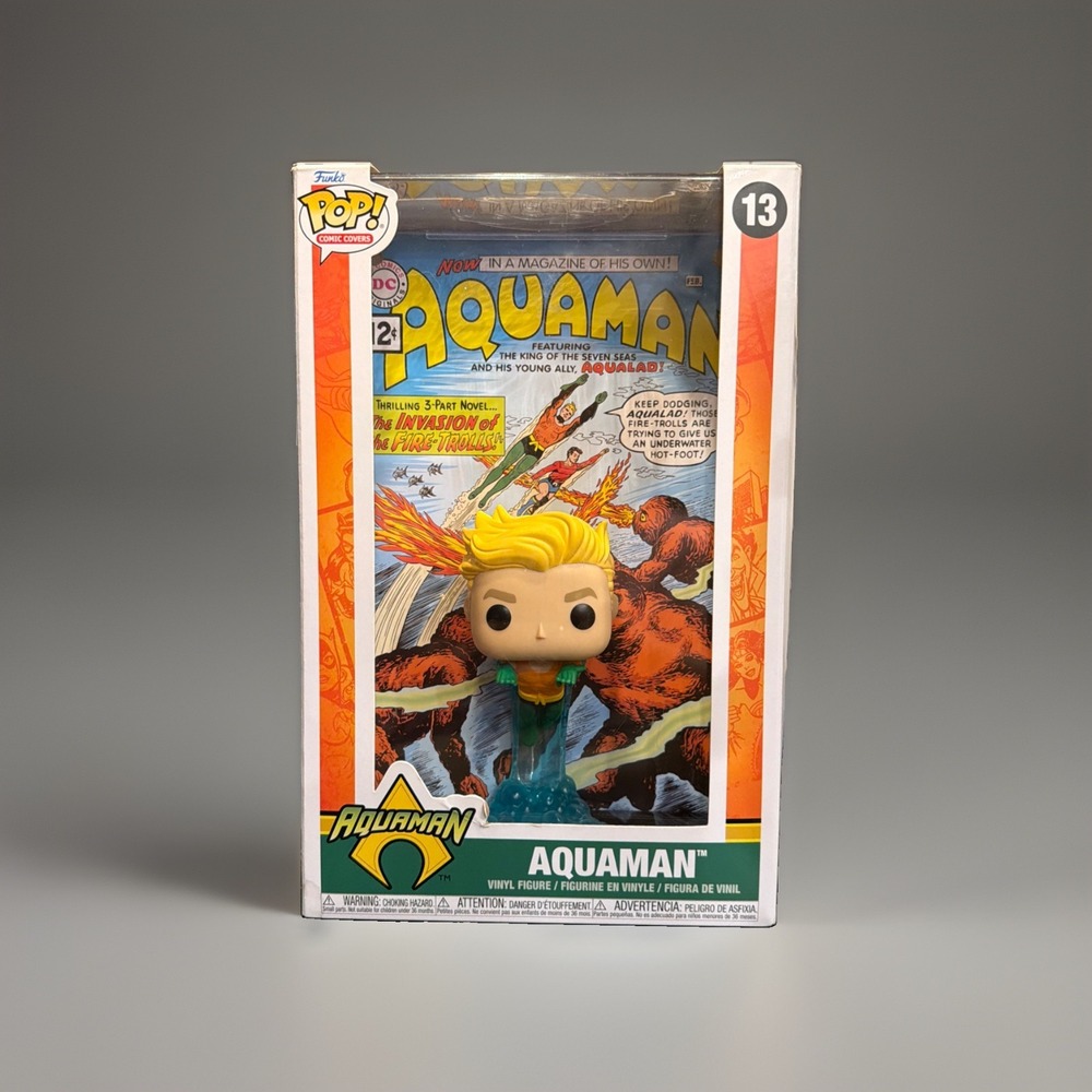 Funko Pop! Comic Book Cover DC Universe Aquaman #13 Hard Protective Case